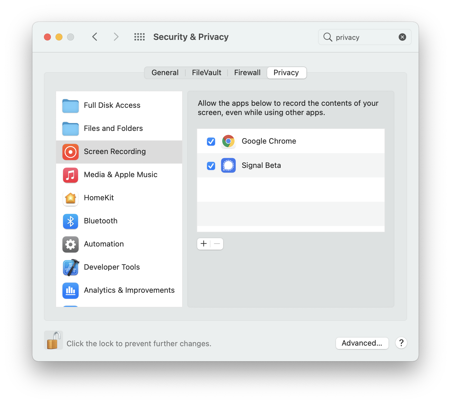 change mac security preferences for installation