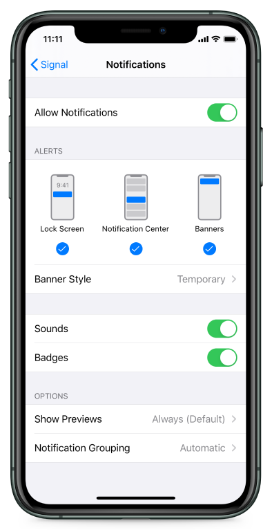 Raccourcis-clavier de Signal pour ordinateur – Assistance de Signal